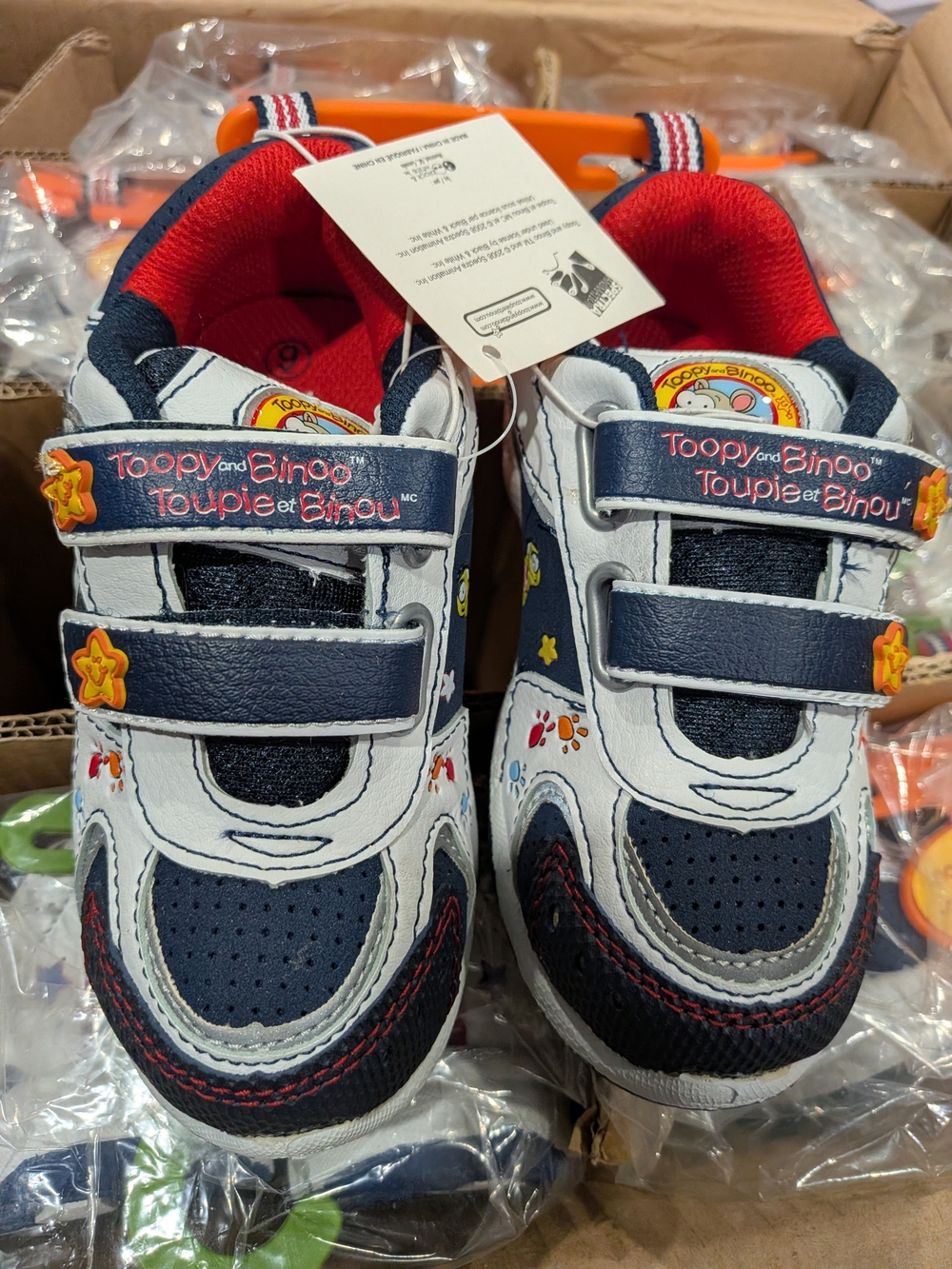 Toopy & Binoo Toddler/Kids Velcro Sneakers, Brand new